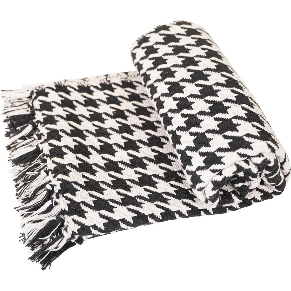 Decke Plaid Pied-de-poule 125x150cm