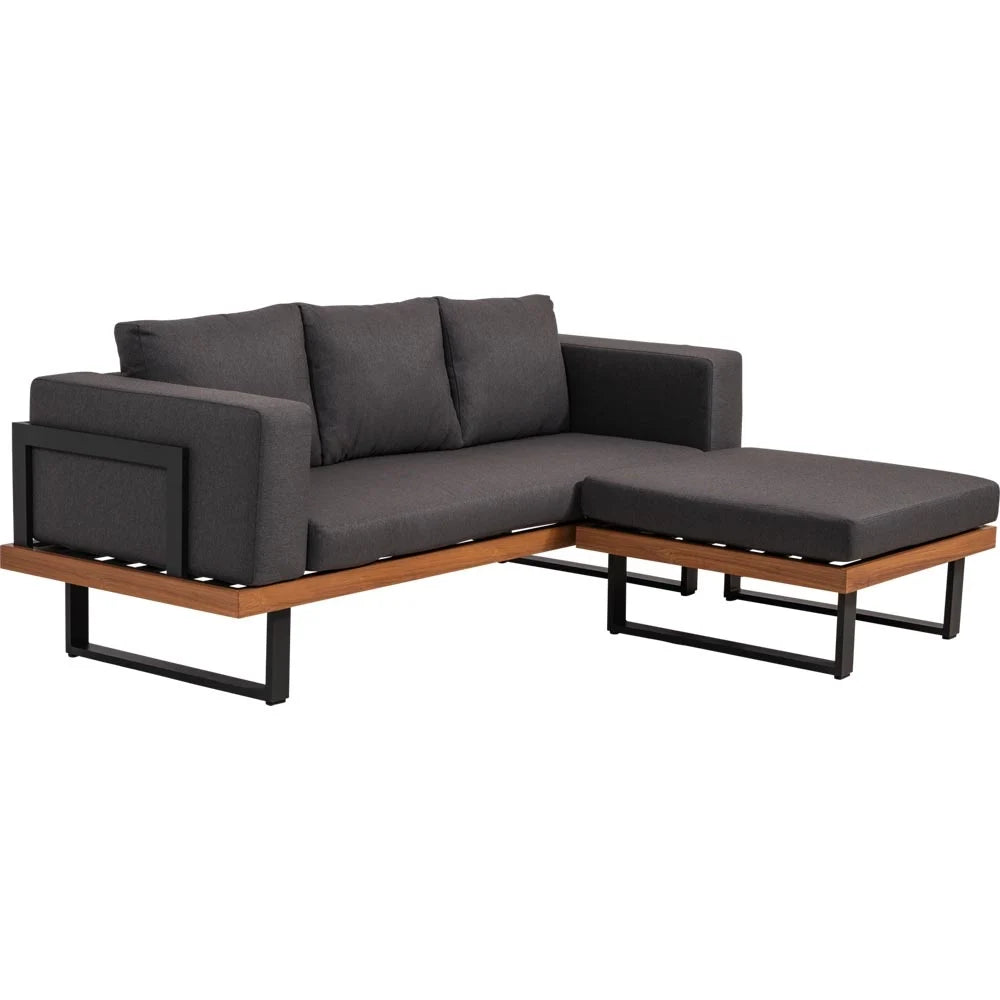 Lesli Living Lounge-Eckset Granada anthrazit