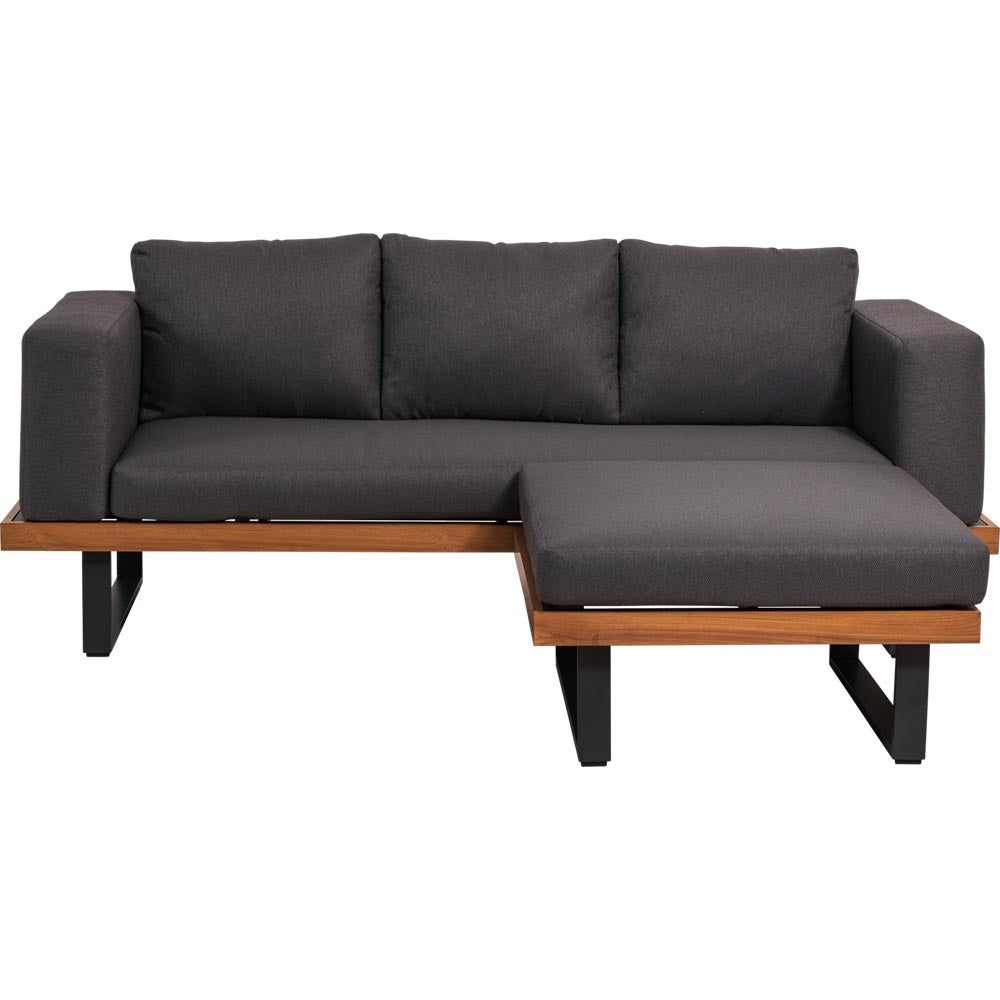 Lesli Living Lounge-Eckset Granada anthrazit