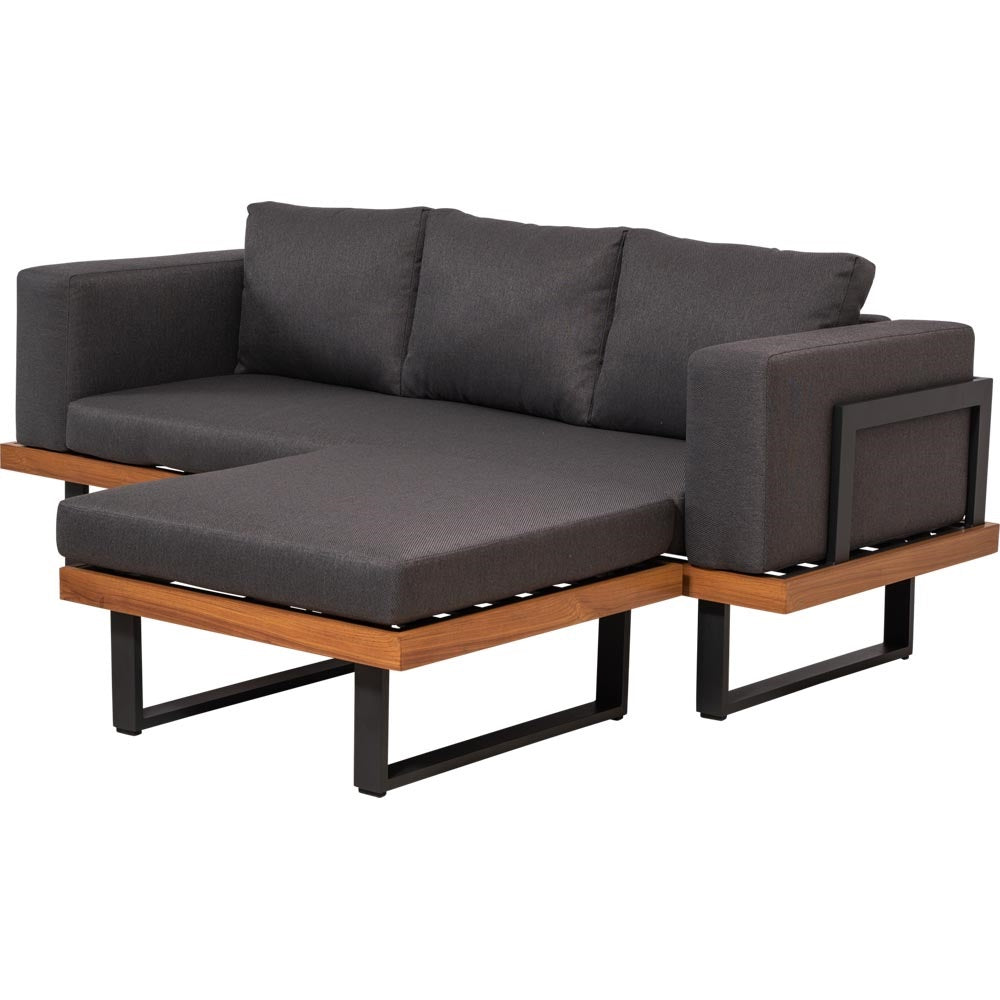 Lesli Living Lounge-Eckset Granada anthrazit