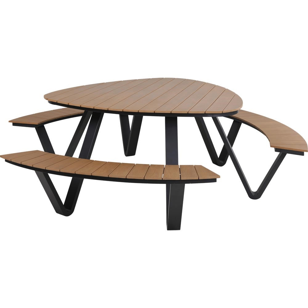Lesli Living Picknick-Set Sitzgarnitur AREZZO dreieckig