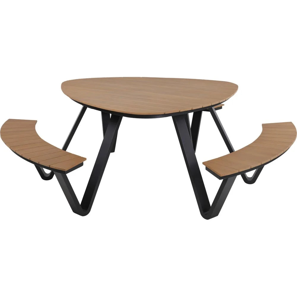 Lesli Living Picknick-Set Sitzgarnitur AREZZO dreieckig