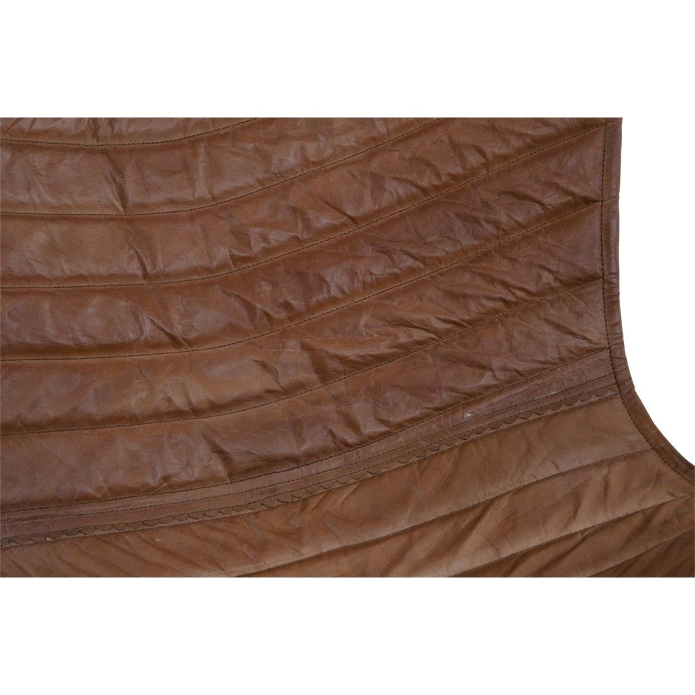 Schmetterlingsstuhl Butterfly-Chair Leder braun