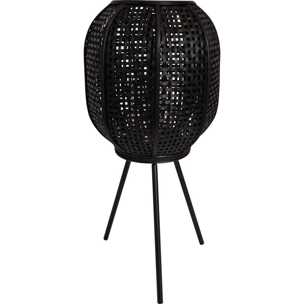 Laterne auf Ständer Macy schwarz Ø32x66cm